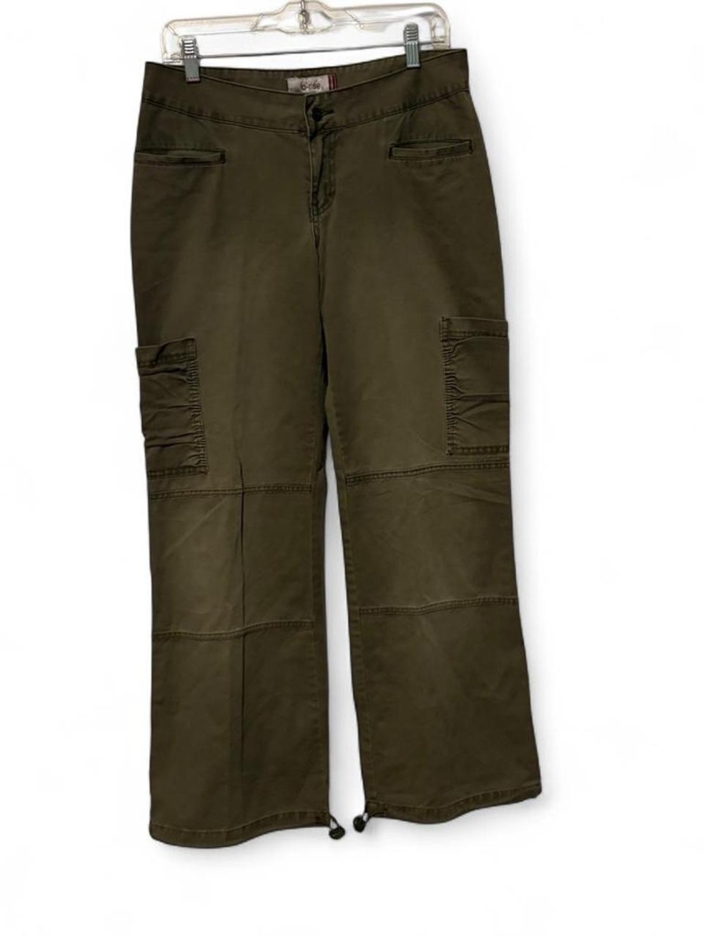 Vintage Y2K low rise jordache green wide legs 11